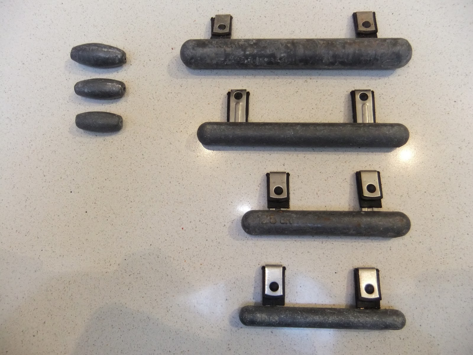 Plomos de oliva y plomos de percha