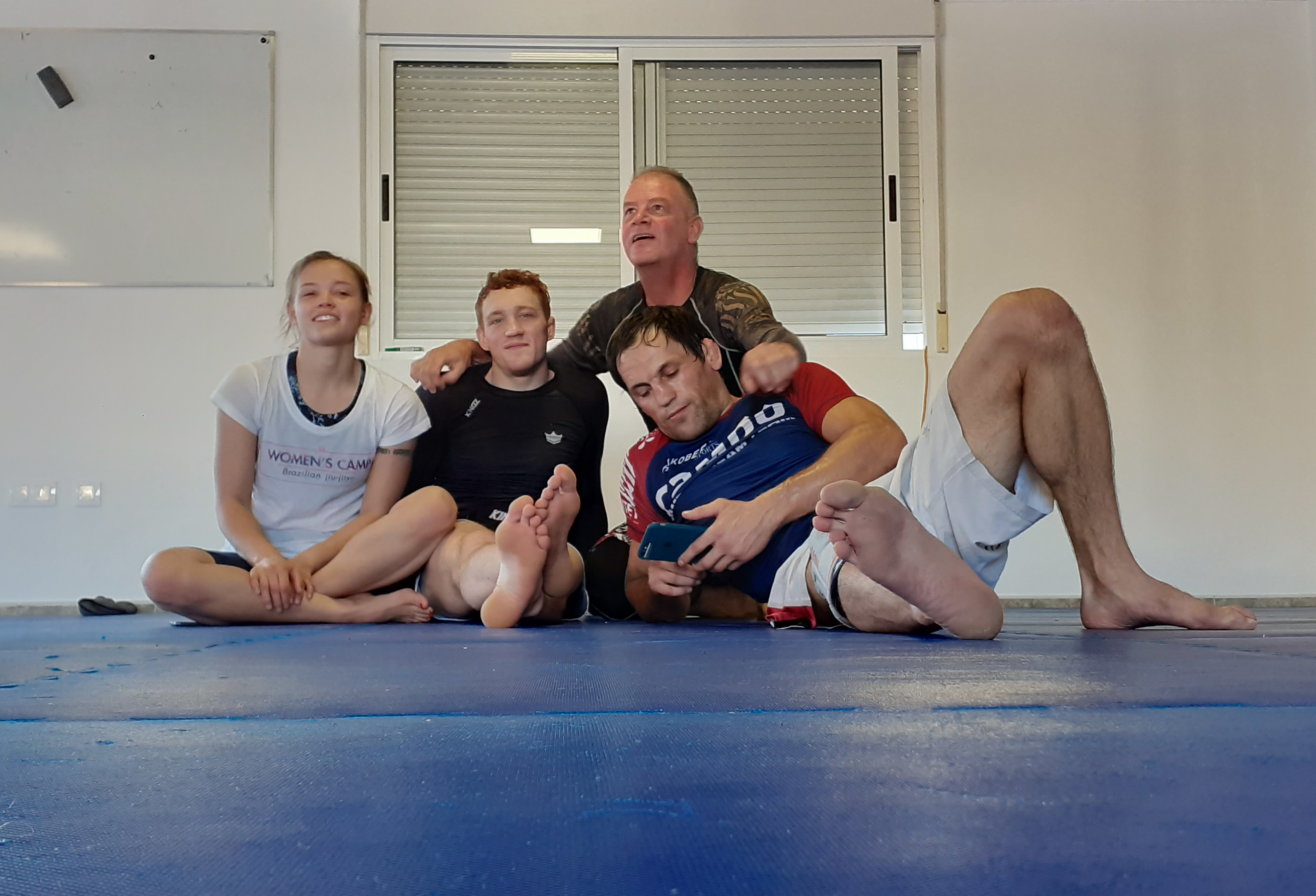 Elina Moestam, Mark Lindblad, Marius Zaromskis and myself